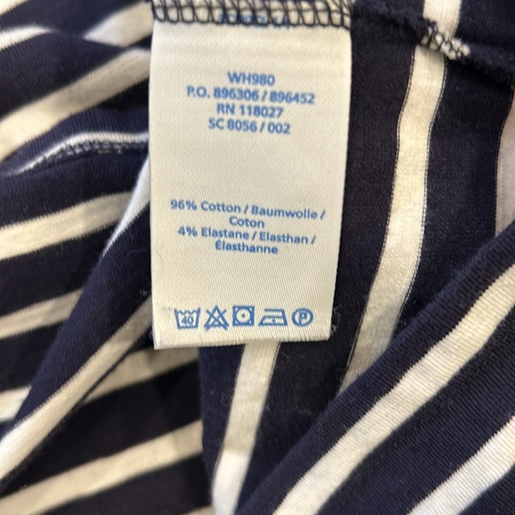 Blue & White Fit and Flair Dress - Picture 5 of 8